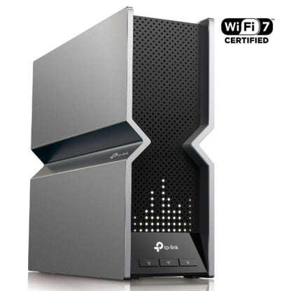 TP-Link Archer BE800 BE19000 Tri-Band Wi-Fi 7 Router (WIFI7) 1376 Mbps at 2.4 GHz  5760 Mbps at 5 GHz  11520 Mbps at 6 GHz, 8 Internal Antennas, Qu