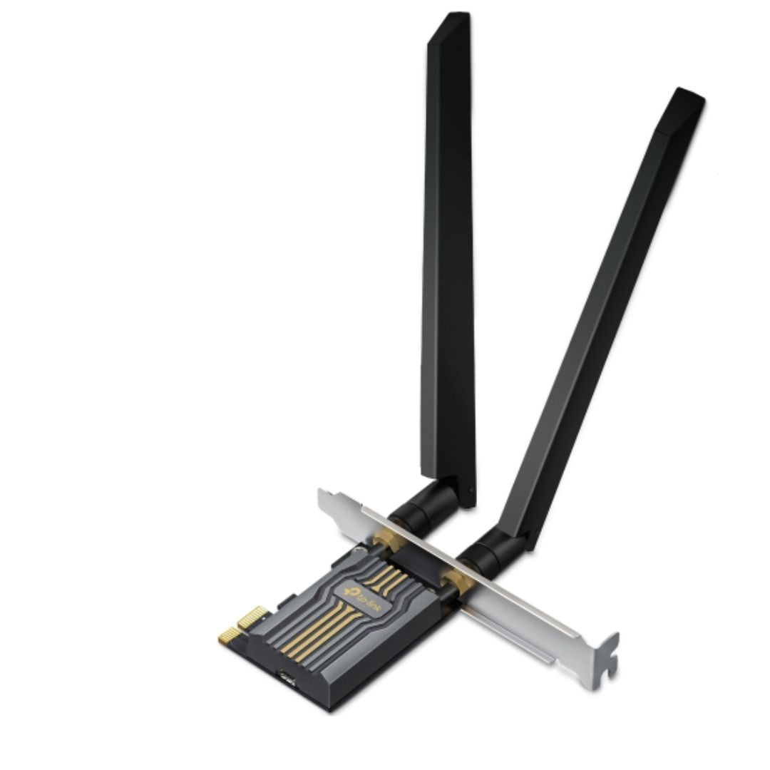 TP-Link Archer TBE400E BE6500 Wi-Fi 7 Bluetooth 5.4 PCIe Adapter,  6GHz 2882 Mbps, 5GHz 2882 Mbps, 2.4GHz 688 Mbps (wifi7) (NIC)