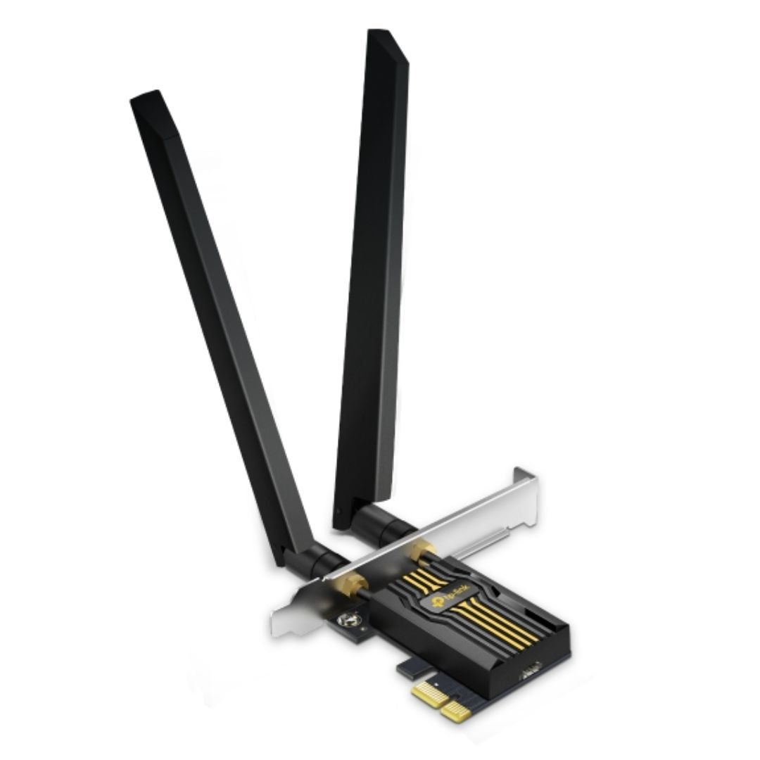 TP-Link Archer TBE400E BE6500 Wi-Fi 7 Bluetooth 5.4 PCIe Adapter,  6GHz 2882 Mbps, 5GHz 2882 Mbps, 2.4GHz 688 Mbps (wifi7) (NIC)