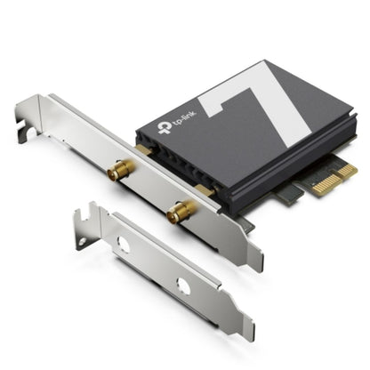 TP-Link Archer TBE550E BE9300 Wi-Fi 7 Bluetooth 5.4 PCIe Adapter, 6GHz 5760 Mbps, 5GHz 2880 Mbps, 2.4GHz 688 Mbps (wifi7) (NIC)