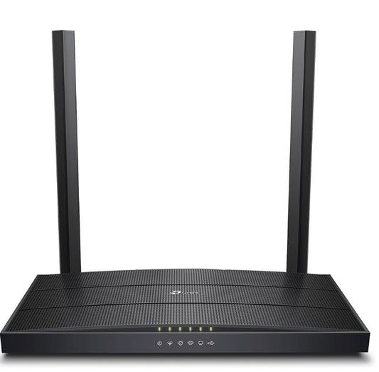 TP-Link Archer VR400 AC1200 Wireless VDSL ADSL Modem Router 1.2Gbps 867Mbps   5GHz 300Mbps   2.4GHz 3xLAN 1xWAN 1xUSB 1xRJ11 Carton QTY 10