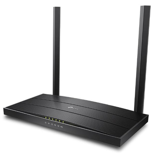 TP-Link Archer VR400 AC1200 Wireless VDSL ADSL Modem Router 1.2Gbps 867Mbps   5GHz 300Mbps   2.4GHz 3xLAN 1xWAN 1xUSB 1xRJ11 Carton QTY 10