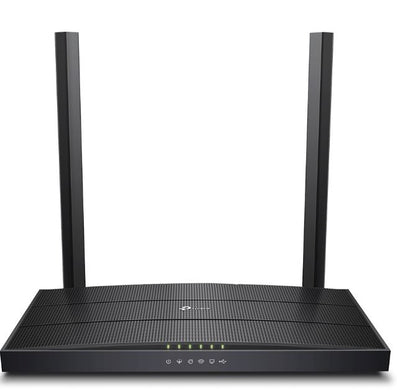 TP-Link Archer VR400 AC1200 Wireless VDSL ADSL Modem Router 1.2Gbps 867Mbps   5GHz 300Mbps   2.4GHz 3xLAN 1xWAN 1xUSB 1xRJ11 Carton QTY 10