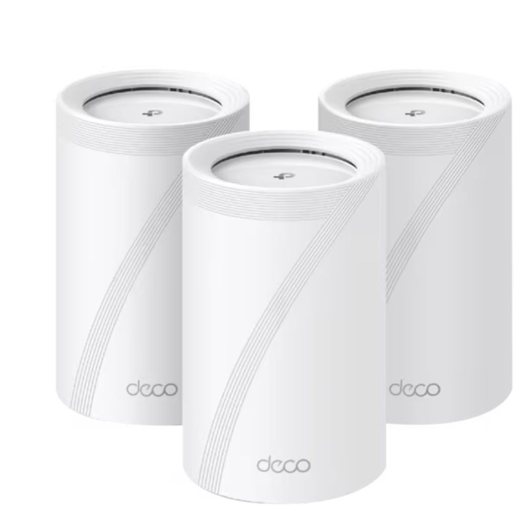 TP-Link Deco BE65(3-pack) BE11000 Whole Home Mesh Wi-Fi 7 System (WIFI7) , 574 Mbps at 2.4 GHz  4320 Mbps at 5 GHz  5760 Mbps at 6 GHz