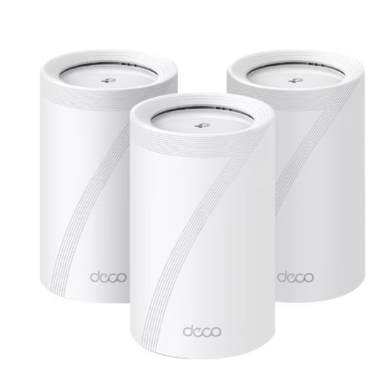 TP-Link Deco BE65(3-pack) BE11000 Whole Home Mesh Wi-Fi 7 System (WIFI7) , 574 Mbps at 2.4 GHz  4320 Mbps at 5 GHz  5760 Mbps at 6 GHz