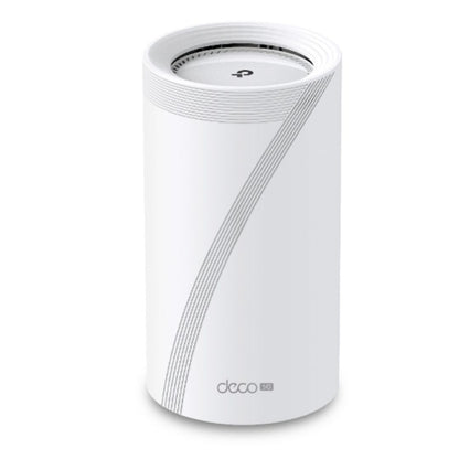 TP-Link Deco BE65-5G(1-pack) 5G BE9300 Tri-Band Whole Home Mesh Wi-Fi 7 Gateway (WIFI7)  574 Mbps at 2.4 GHz  2880 Mbps at 5 GHz  5760 Mbps at 6 GHz