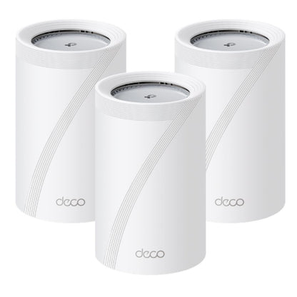 TP-Link Deco BE65 Pro(3-pack) BE11000 Whole Home Mesh WiFi 7 System, 688 Mbps at 2.4 GHz  4320 Mbps at 5 GHz  5760 Mbps at 6 GHz