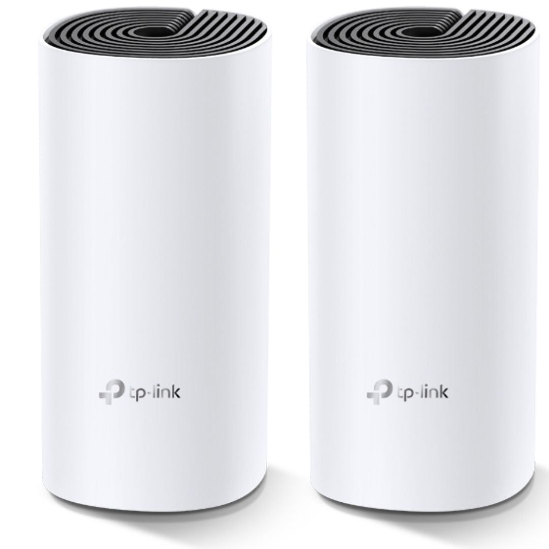 TP-Link Deco M4 (2-pack) AC1200 Whole Home Mesh Wi-Fi System.  ~260sqm Coverage, Up to 100 Devices, Parental Control
