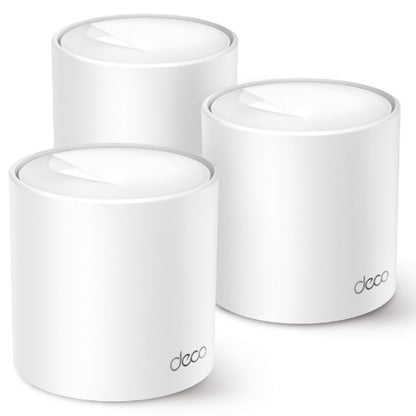 TP-Link Deco X1500(3-pack)  AX1500 Whole Home Mesh Wi-Fi 6 System, 300 Mbps at 2.4 GHz  1201 Mbps at 5 GHz