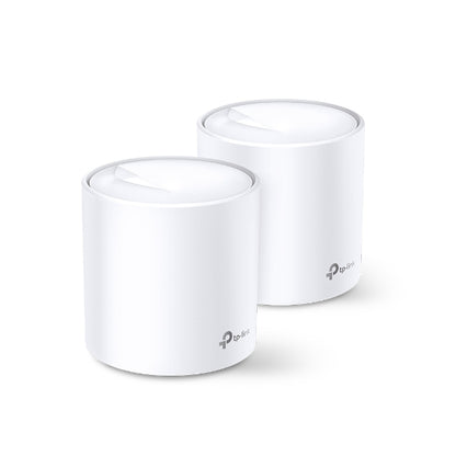 TP-Link Deco X20(2-pack) AX1800 Whole Home Mesh Wi-Fi 6 System, Up To 370 sqm Coverage, WIFI6, 1201Mbps   5Ghz, 574Mbps   2.4 GHz OFDMA, MU-MIMO (WIFI