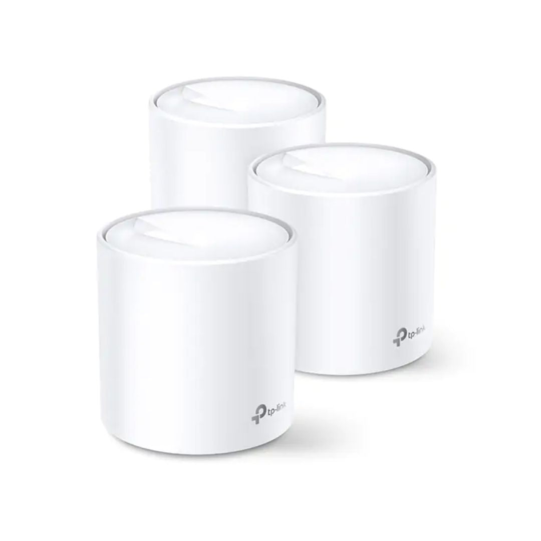 TP-Link Deco X20(3-pack) AX1800 Whole Home Mesh Wi-Fi System, Up To 530 sqm Coverage, WIFI6, 1201Mbps   5Ghz, 574Mbps   2.4 GHz OFDMA, MU-MIMO (WIFI6)