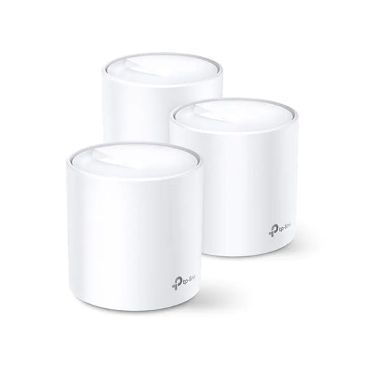 TP-Link Deco X20(3-pack) AX1800 Whole Home Mesh Wi-Fi System, Up To 530 sqm Coverage, WIFI6, 1201Mbps   5Ghz, 574Mbps   2.4 GHz OFDMA, MU-MIMO (WIFI6)