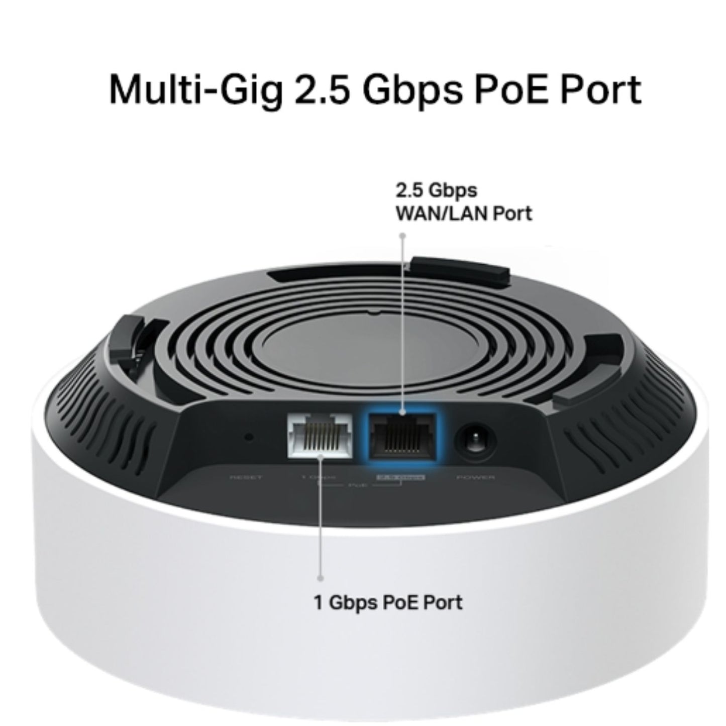 TP-Link Deco X50-PoE(1-pack) AX3000 Whole Home Mesh WiFi 6 System with PoE, 574 Mbps at 2.4 GHz  2402 Mbps at 5 GHz,  4 Internal Antennas, 1 2.5 Gi