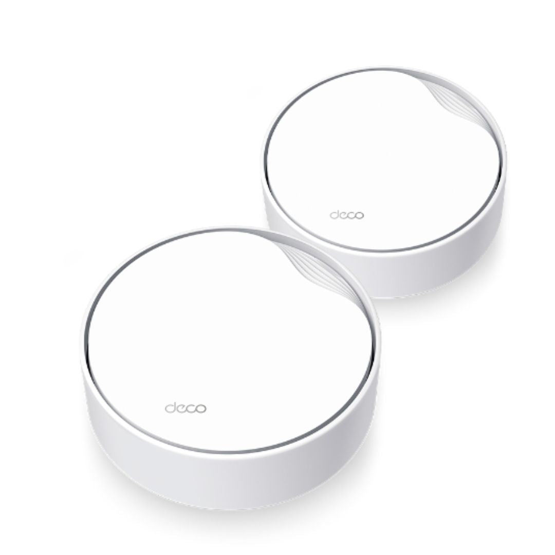 TP-Link Deco X50-PoE(2-pack) AX3000 Whole Home Mesh WiFi 6 System with PoE,  574 Mbps at 2.4 GHz  2402 Mbps at 5 GHz