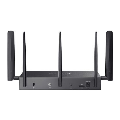 TP-Link DR3650v-4G Omada 4G Cat6 AX3000 Wi-Fi 6 Gigabit Desktop DSL Gateway, 574Mbps 2.4GHz  2402Mbps 5GHz(HE160), VDSL2 350 350 60, VoIP