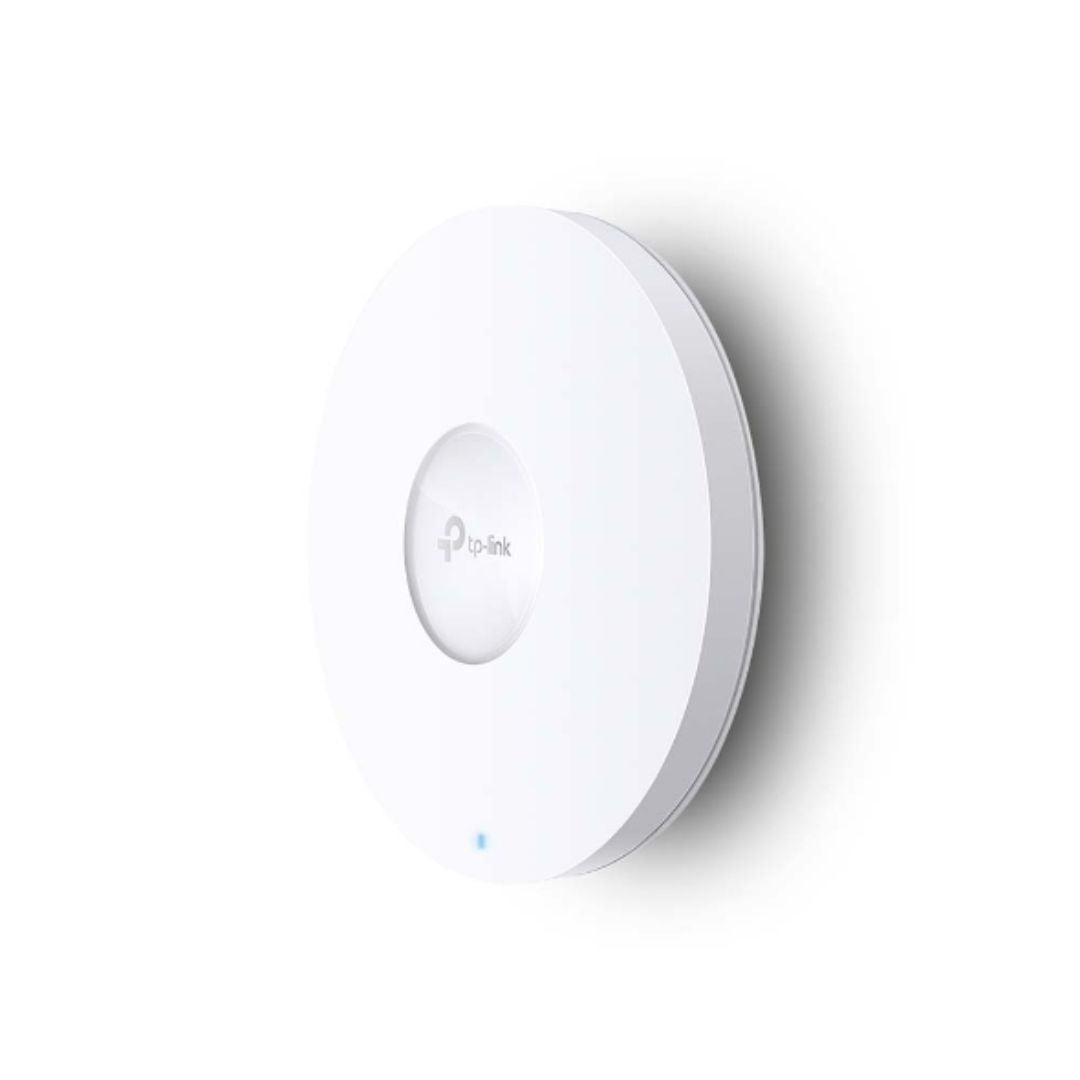 TP-Link EAP613 Omada AX1800 Ceiling Mount WiFi 6 Access Point, 574Mbps at  2.4 GHz  1201 Mbps at 5 GHz,  2Internal Antennas, MU-MIMO, Seamless Roami