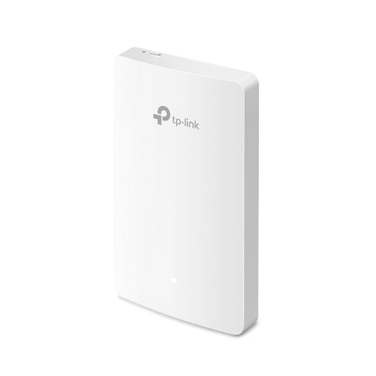 TP-Link EAP615-Wall Omada AX1800 Wall Plate WiFi 6 Access Point, 1201 574 Mbps, 4x Gigabit Ethernet Port, 2x Antenna, Centralised Management