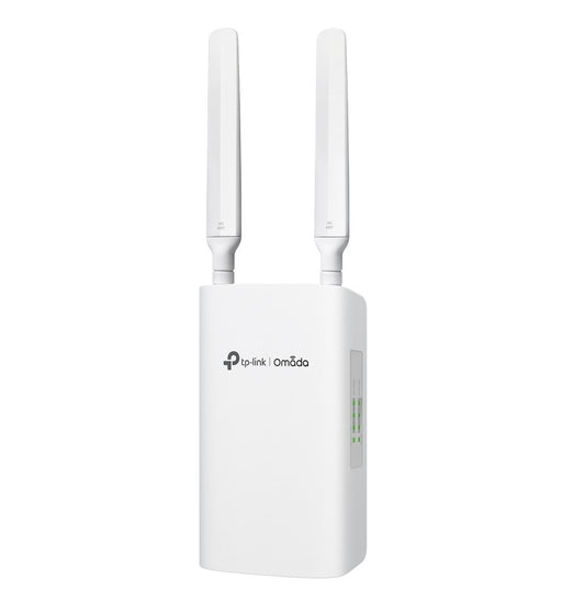 TP-Link ER703WP-4G-Outdoor Omada 4G Cat6 AX3000 Wi-Fi 6 Outdoor Indoor Gateway, 574Mbps at 2.4 GHz  2402 Mbps at 5 GHz (HE160) Wi-Fi Speed, 300 Mbps