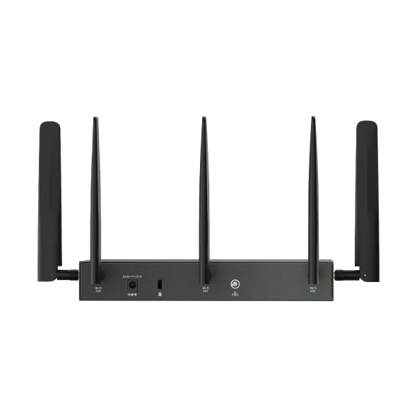 TP-Link ER706WP-4G Omada 4G Cat6 AX3000 Gigabit VPN Gateway with 4-Port PoE, 574Mbps at 2.4 GHz  2402 Mbps at 5 GHz (HE160) Wi-Fi Speed, 300 Mbps D