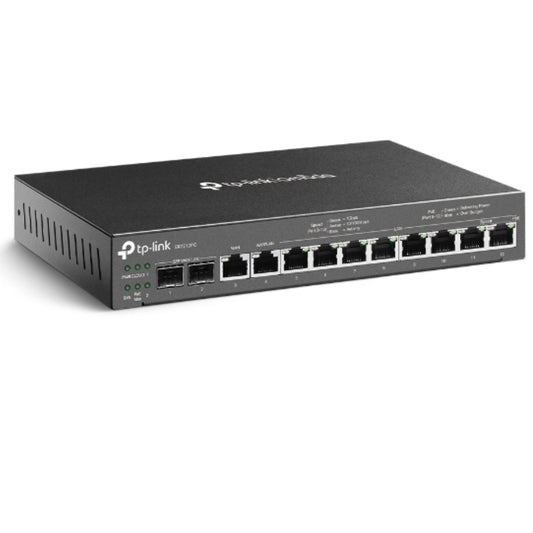 TP-Link ER7212PC Omada 3-in-1 Gigabit VPN Router Integrates Router, POE Output  Omada Mgt. Control up to 10 EAPs. VPN, 4 WAN Ports, 110W Budget