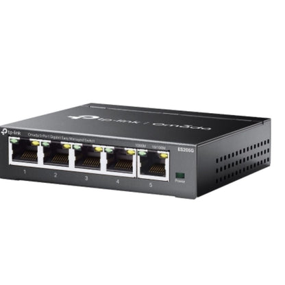 TP-Link ES205G Omada 5-Port Gigabit Easy Managed Switch by Omada SDN,  VLAN, QoS, IGMP Snooping, Loop Prevention, Port Isolation