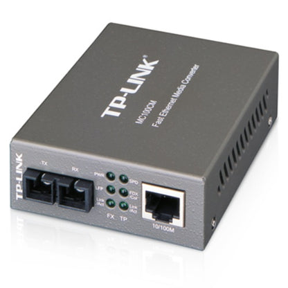 TP-Link MC111CS 10 100Mbps SC WDM Media Converter Monomode Simplex 10 100Base-TX, 100Base-FX standards Link Fault Passthrough and Far End Fault(LS)
