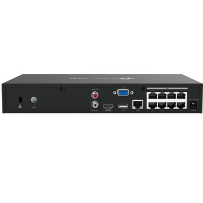 TP-Link VIGI NVR1008H-8MP 8 Channel PoE Network Video Recorder, 113W PoE Budget, H.265, 4K Video Output  16MP Decoding Capacity (HDD Not Included)