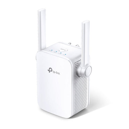 TP-Link RE205 AC750 Wi-Fi Range Extender, Dual Band: 2.4GHz   300Mbps, 5GHz   433Mbps.