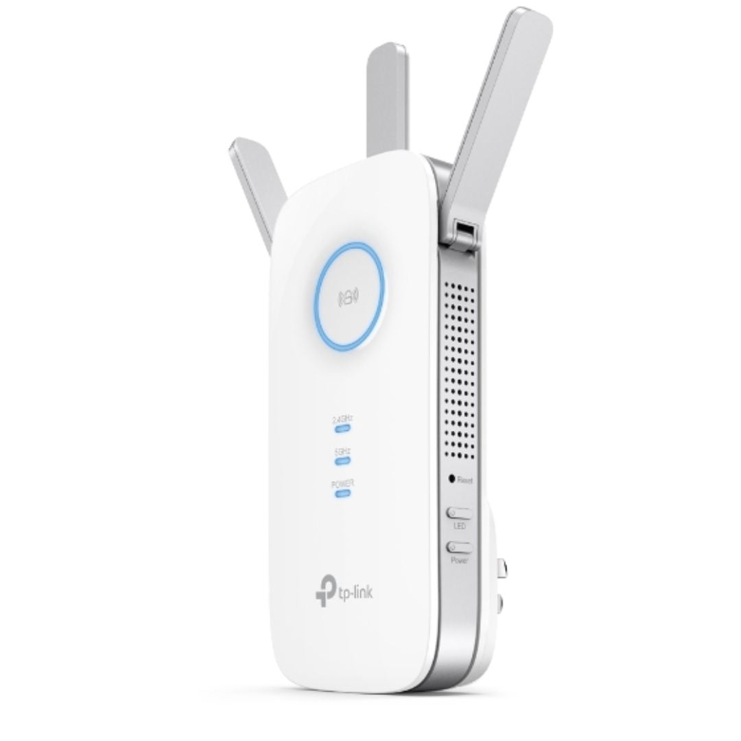 TP-Link RE450 AC1750 1750Mbps Wi-Fi Range Extender 450Mbps 2.4GHz 1300Mbps 5GHz 1Gbps LAN Port 3xAntennas ~RE580D RE590T
