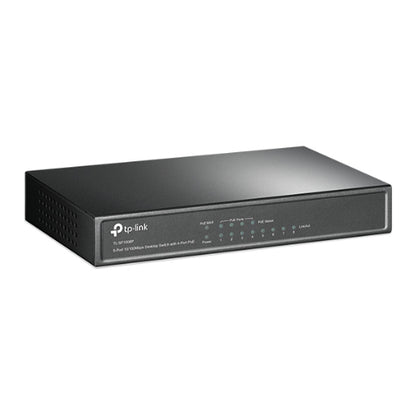 TP-Link TL-SF1008P 8-Port 10 100Mbps Desktop Unmanaged Switch 4-Port PoE 57W IEEE 802.3af, Fanless