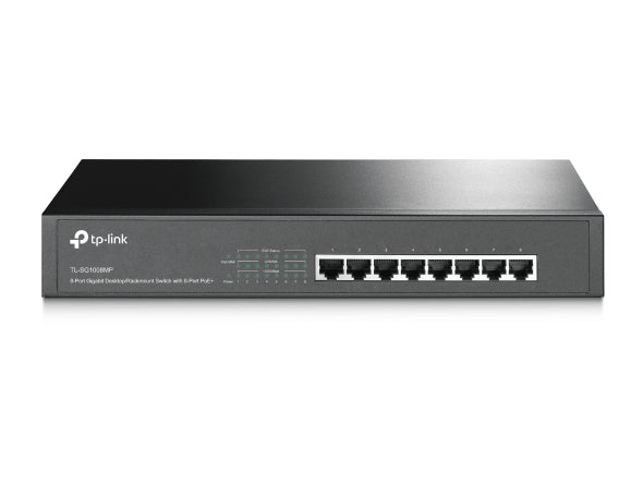 TP-Link TL-SG1008MP 8-Port Gigabit Desktop Rackmount Switch with 8-Port PoE (Replacement model of TL-SG1008PE)