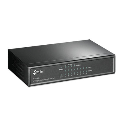 TP-Link TL-SG1008P 8-Port Gigabit Desktop Unmanaged Switch with 4-Port PoE 53W IEEE 802.3af, Up to 64W for all PoE ports,Up to 15.4W for each PoE por
