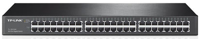 TP-Link TL-SG1048 48-Port Gigabit Rackmount Switch 19-inch rack-mountable steel case 96Gbps Switching Capacity IEEE 802.3x flow control Auto MDI MDIX