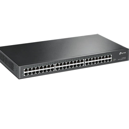 TP-Link TL-SG1048 48-Port Gigabit Rackmount Switch 19-inch rack-mountable steel case 96Gbps Switching Capacity IEEE 802.3x flow control Auto MDI MDIX