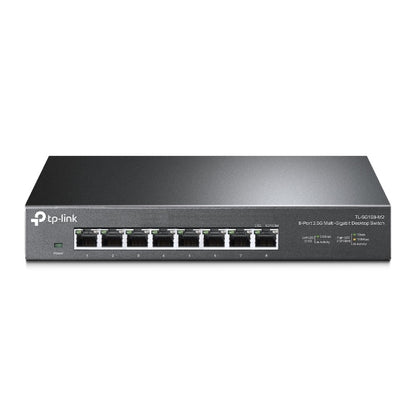 TP-Link TL-SG108-M2 8-Port 2.5G Desktop Switch, Up To 40G Switching Capacity, Connects 2.5G NAS Server, 2.5G WiFi 6 AP, 4K Video, Wall Mountable, 5YW