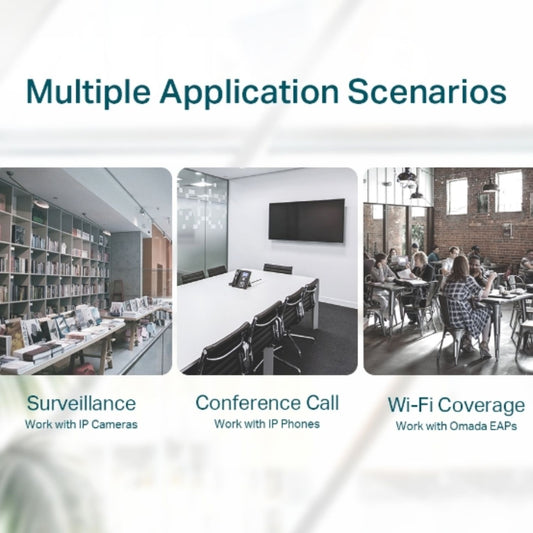 TP-Link TL-SG116P 16-Port Gigabit Desktop Switch with 16-Port PoE, Up to 250 m, Isolation Mode, PoE Auto Recovery, Plug and Play