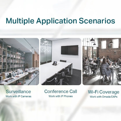 TP-Link TL-SG116P 16-Port Gigabit Desktop Switch with 16-Port PoE, Up to 250 m, Isolation Mode, PoE Auto Recovery, Plug and Play