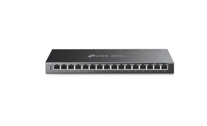 TP-Link TL-SG116P 16-Port Gigabit Desktop Switch with 16-Port PoE, Up to 250 m, Isolation Mode, PoE Auto Recovery, Plug and Play