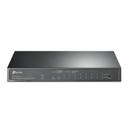 TP-Link TL-SG1210MPE 10-Port Gigabit Easy Smart Switch with 8-Port PoEPORT: 8 Gigabit PoE Ports, 2x Gigabit Non-PoE Ports, 1 Combo Gigabit SFP S