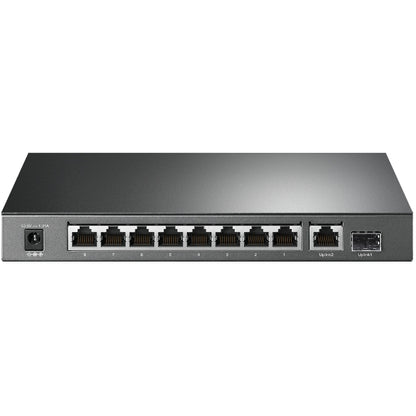 TP-Link TL-SG1210P 10-Port Gigabit Desktop Switch with 8-Port PoE IGMP Snooping 1 Gigabit SFP Slot, Fanless