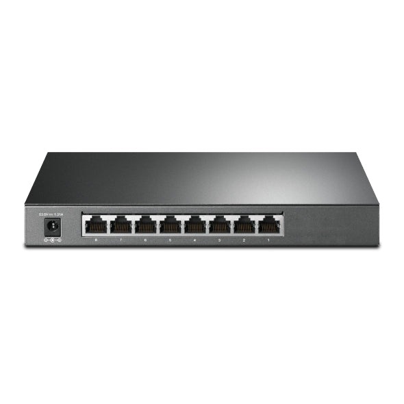 TP-Link SG2008P JetStream 8-Port Gigabit Smart Switch with 4-Port PoE Fanless Support Omada SDN, 802.1p CoS DSCP QOS and IGMP Snooping