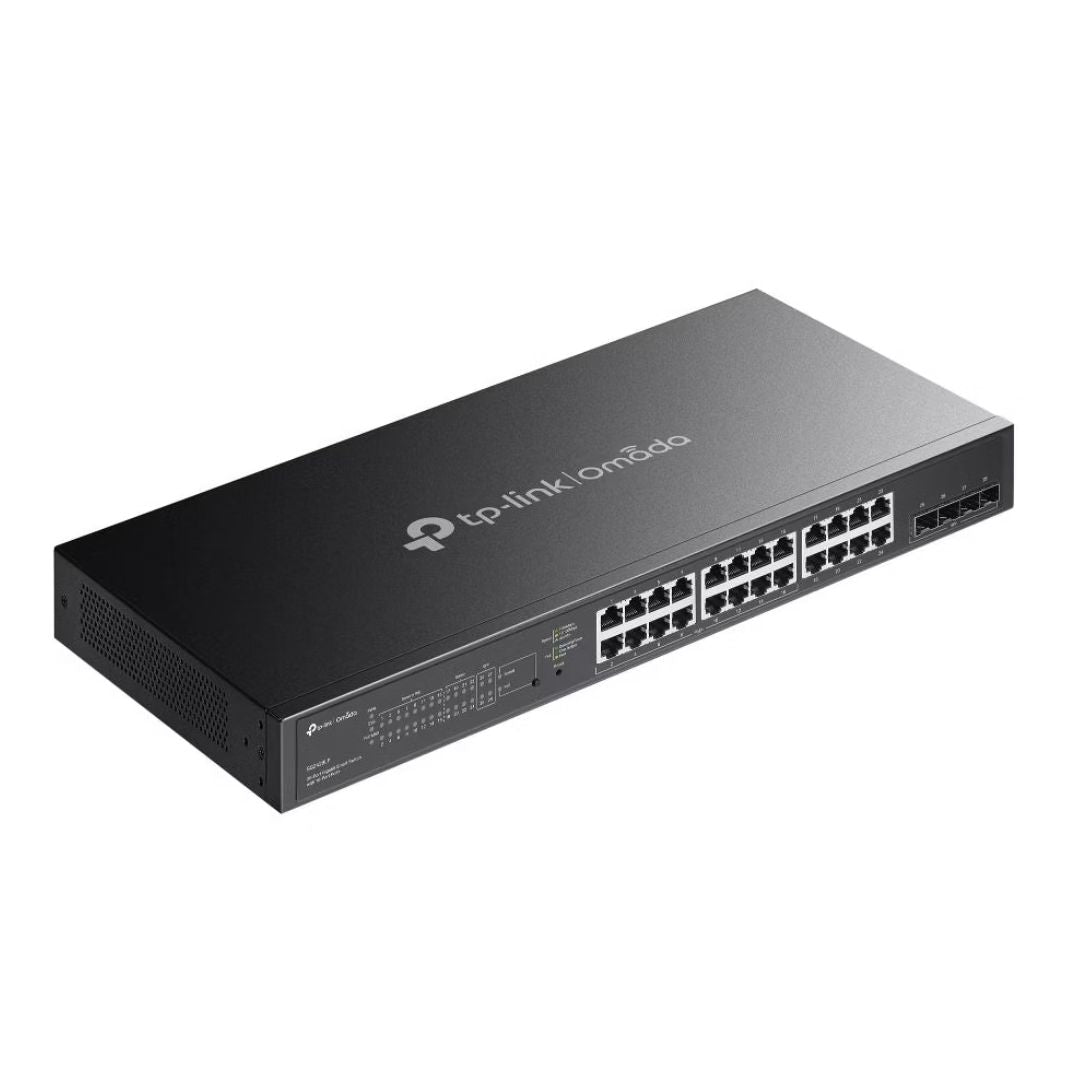 TP-Link SG2428LP Omada 28-Port Gigabit Smart Switch with 16-Port PoE, 16 Gigabit 802.3af at PoE ports, 8 Gigabit non-PoE RJ45 ports and 4 Gigabit