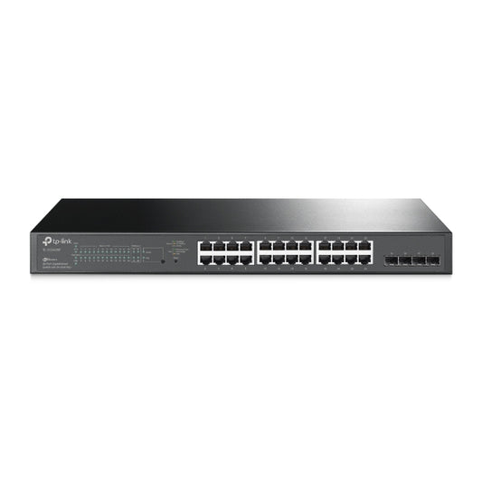 TP-Link SG2428P JetStream 28-Port Gigabit Smart Switch 24-Port PoE 4 Gigabit SFP, Omada SDN, 802.1p CoS DSCP QOS, Rack Mountable