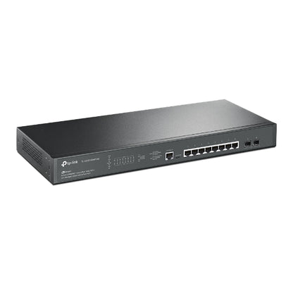TP-Link SG3210XHP-M2 JetStream 8-Port 2.5GBASE-T and 2-Port 10GE SFP L2 Managed Switch with 8-Port PoE 2xFan Rack Mountable IGMP Snooping,Omada