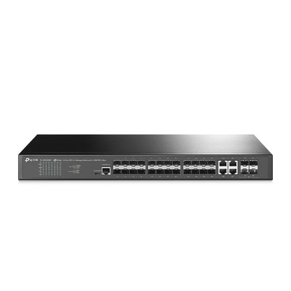 TP-Link SG3428XF Omada 24-Port SFP L2 Managed Switch with 4 10GE SFP Slots, Integration with Omada SDN Controller
