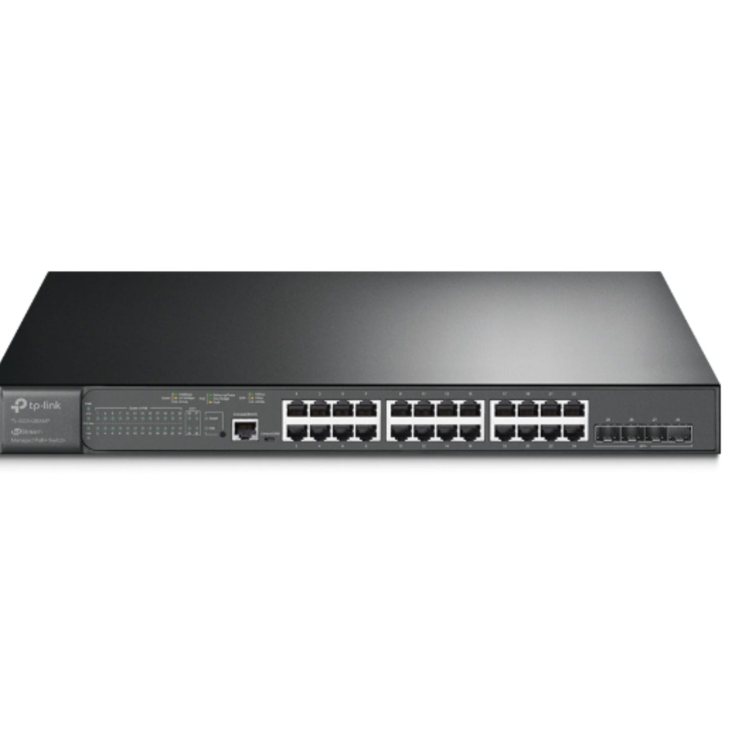TP-Link SG3428XMP Omada 24-Port PoE Gigabit L2 Managed Switch with 4 10GE SFP Slots , Integration with Omada SDN Controller,Static Routing, OAM, DD