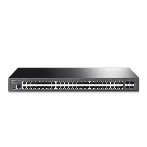 TP-Link SG3452 Omada 48-Port Gigabit L2 Managed Switch with 4 SFP Slots, Omada SDN, Centralised Mgt, Static Routing  (T2600G-52TS)
