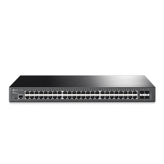 TP-Link SG3452 Omada 48-Port Gigabit L2 Managed Switch with 4 SFP Slots, Omada SDN, Centralised Mgt, Static Routing  (T2600G-52TS)