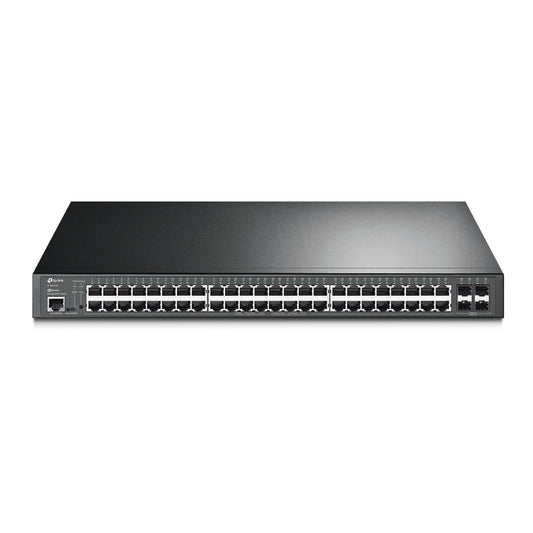 TP-Link SG3452P Omada 52-Port Gigabit L2 Managed Switch with 48-Port PoE,  Integration with Omada SDN Controller,Static Routing, 802.1Q VLAN, QinQ