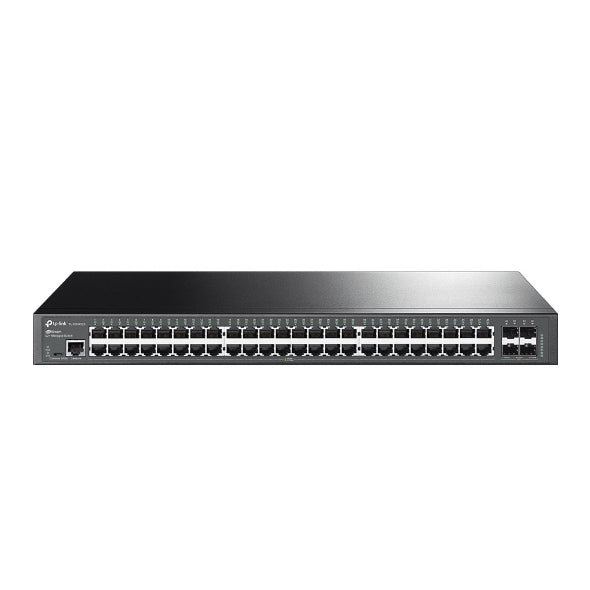 TP-Link SG3452X Omada 48-Port Gigabit L2 Managed Switch with 4 10GE SFP Slots, Integration with Omada SDN Controller, Static Routing, OAM, sFlow, DD